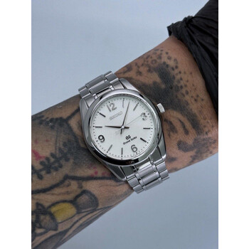 36mm • 1999 Grand Seiko White Stardust 8j55-0010 sbgf009 quartz